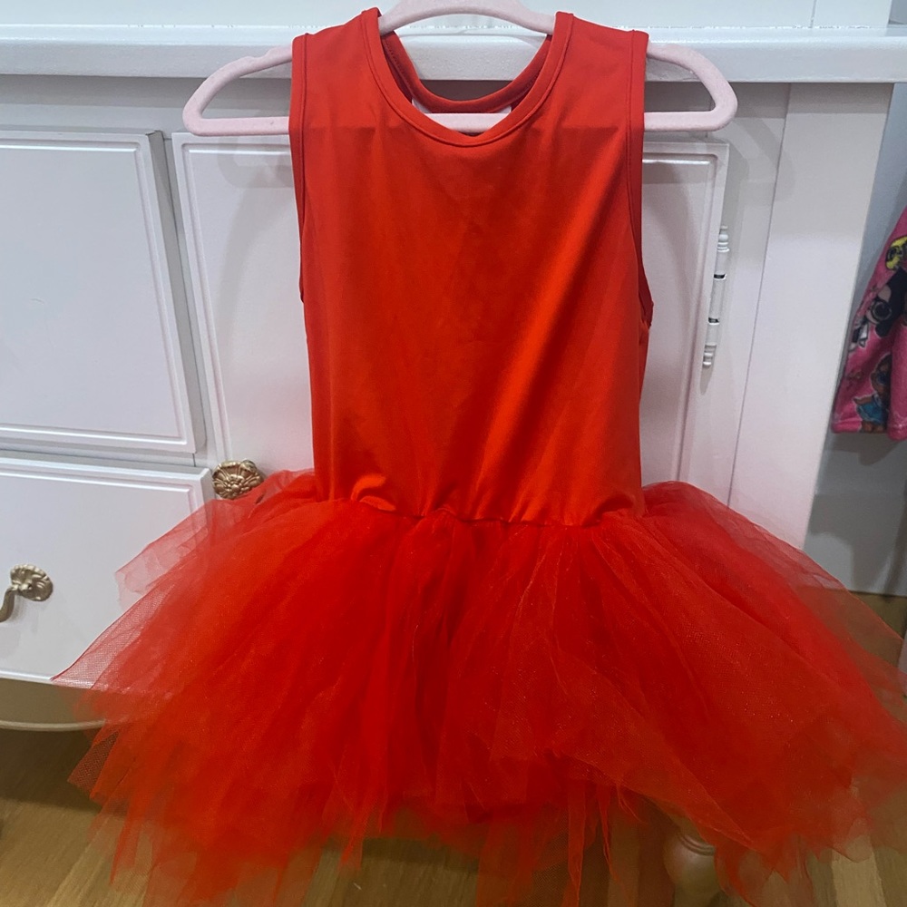 Il love plum red tutu dress size 4